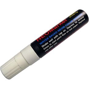 Neomarker Large Waterproof Marker Broad Tip - White