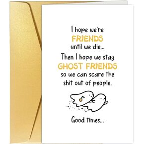 Spercy Coworker Leaving Card, Friend Moving Card, Going Away Gift for Colleague, Farewell Gifts for Work Bestie