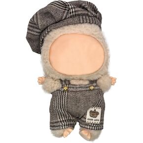 Clothes for La bubu, 17cm Clothes Set for La bubu Doll, Hat Clothes Outfits for La bubu, Stylish Adorable Dolls Clothes Accessories (NO Doll Included) (Cute Day)