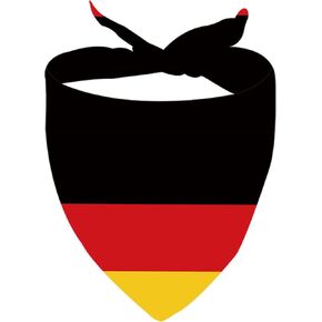 JXGZSO 1 Piece Germany Scarf Germany Country Flag Dog Bandana German Theme Dog Gift (Germany Bandana)