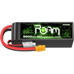 OVONIC 6S Lipo Battery 3300mAh 22.2V 150C with XT90 Plug for RC Truck Truggy Buggy Tank RC Car Racing Hobby