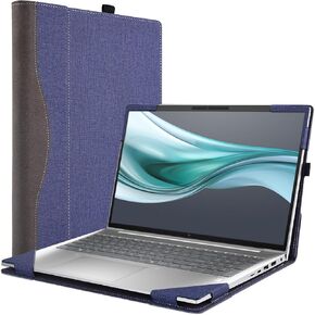 Laptop Case Cover for Hp 16" EliteBook 660/665 G11 & EliteBook 860/865 G11 & ProBook 460/465 G11 [Do Check Model] Notebook Sleeve Bag Protective PU Accessories with Heat Dissipation Hole (Light Blue)