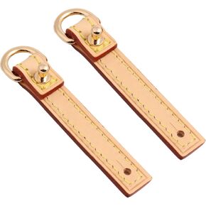 2Pcs Vachetta Leather D Rings for Purse, D Ring buckles for Leather Purse Making