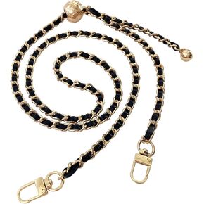 Purse Chain Strap for Handbags Crossbody Straps for Bag Replacement Leather Chain Belt