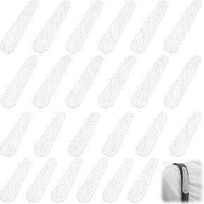 Ouligay 24 Pcs Purse Strap Non-Slip Pad Sticker Silicone Self-Adhesive Strip Clear Anti-Falling Strip Grip Holder for Shoulder Bag Straps Keep Stay Handbag Tote Backpack
