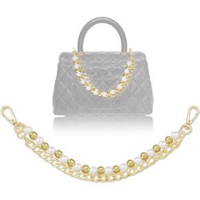 Bag Chain Charms for Handbags – Stylish Gold Purse Charm Accessories Decorations for Women’s Shoulder&Crossbody Bags(15inch)