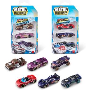 Series 2 Color Change (2 Sets of 3 Pack) Mini Die-Cast Cars (Style May Vary) by ZURU