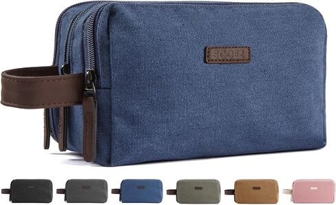 Sooez Large Pencil Case Pouch, Extra Big Pencil Pouch Pencil Bag with PU Handle & Zipper, Sturdy Pen Case with 3 Compartments, Aesthetic School College Supplies Organizer for Men Women Boys, Green in Saudi Arabia