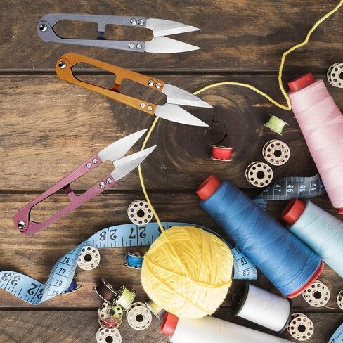 3 حزمة 4.25 بوصة مقص لوازم الخياطة مقص مقص صغير من أجل الغرز ، مستلزمات DIY ، مقص الغزل ، مقص صغير ، أدوات بونساي (3 ، ألوان متعددة) in Kuwait