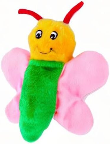 ZippyPaws - Crinkles, Squeaky Plush Small Dog Toy - Butterfly in Kuwait