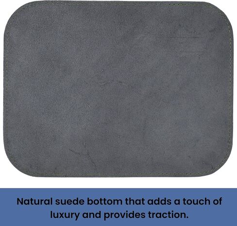 Bolero Mouse Pad for Home or Office Desktop - Genuine Leather Handmade in Colombia - Marrón in Kuwait