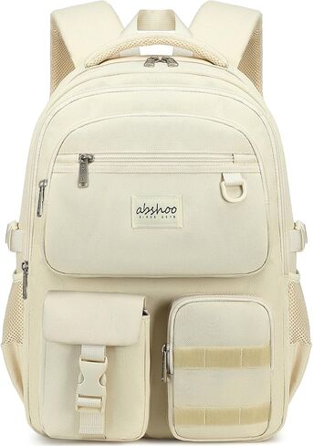 abshoo Large Heavy Duty Backpack For School College Bookbag Casual Multi Pocket Travel Backpacks in Kuwait