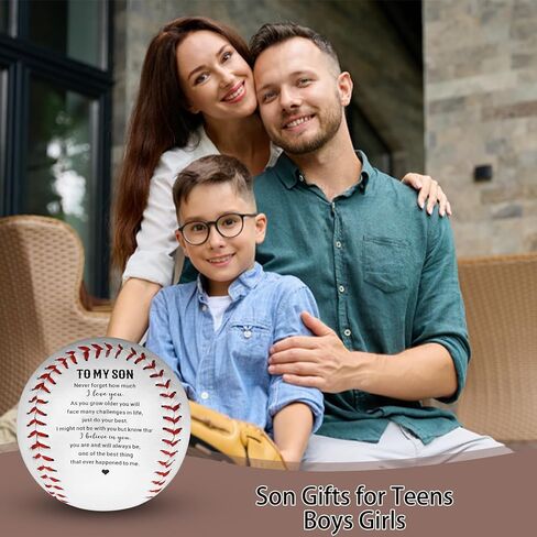 Fleure Esme Baseball Gifts for Son Boys 8-12 Son Gifts from Mom Dad Birthday Gifts for Son 6-8 Baseball Homerun Inspirational Stuff for Teen Boys Gift for Bonus Christmas Sweetest Day in Saudi Arabia