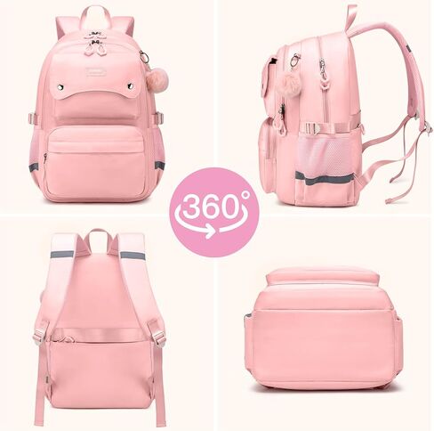 Girls Backpack for School - Lightweight Travel Laptop Backpack Fits 15.6 Inch Notebook, Water Bottle Pocket - Ideal for Teens, College Students, Adults in Kuwait