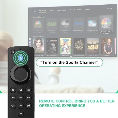 2nd GEN Replacement Remote Control with Voice Function fit for Fire AMZ Smart TV Stick,fit for Smart TV Stick 4K,fit for Smart TV Cube(1st Gen/2nd Gen),fit for AMZ TV(3rd Gen) in Saudi Arabia