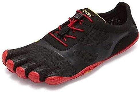 Vibram FiveFingers للرجال KSO EVO، رمادي/أحمر، 40 EU / 8-8.5 US in Kuwait