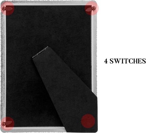 إطار صورة LARAINE مقاس 5 × 7 مصنوع من أحجار الراين واللؤلؤ والمعدن والزجاج عالي الوضوح لعرض الصور على سطح الطاولة والكريستال لتزيين المنزل كهدية للعطلات (أحجار الراين-شفافة) in Kuwait