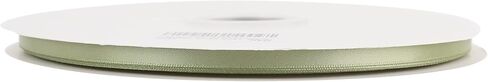 Meedee Spring Moss Satin Ribbon 1/4 بوصة زيتون أخضر الوجه مزدوج الساتان 100 ياردة التخزين المؤقت العطلة شريط النسيج الرقيق لالتفاف الهدايا ، دش الطفل ، الزفاف ، الحرف اليدوية ، الشعر ، الحلي ، الحلي in Kuwait