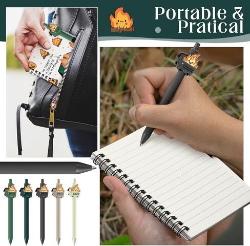 60 Pcs Inspriational Dumpster Fire A6 Journals Bulk Funny Pen with Saying Dumpster Fire Ballpoint Pen Notebook Employee Appreciation Gift (Colorful) in Saudi Arabia