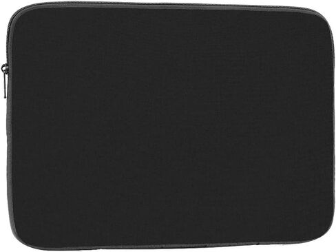 Customized Laptop Sleeve Bag Shockproof Case Custom Logo Text Computer Cases for Laptops Protective Sleeves with Zipper for Women Men 17 Inch Covers Personalized Birthday Gifts, Pure Black in Saudi Arabia