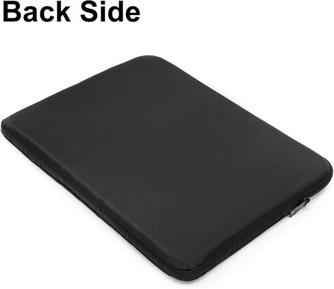 Customized Laptop Sleeve Bag Shockproof Case Custom Logo Text Computer Cases for Laptops Protective Sleeves with Zipper for Women Men 17 Inch Covers Personalized Birthday Gifts, Pure Black in Saudi Arabia