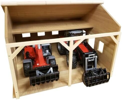 1:16 Scale Wooden Farm Shed Toy لـ 2 جرامات مع Hayloft KG610338 in Saudi Arabia