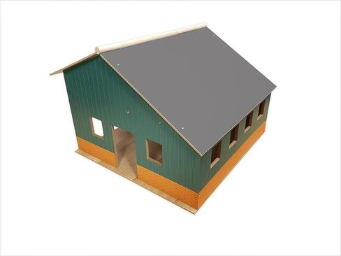 1:16 Scale Wooden Farm Shed Toy لـ 2 جرامات مع Hayloft KG610338 in Saudi Arabia