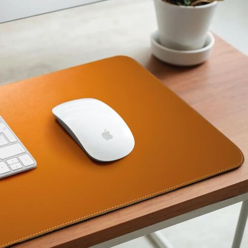 Leather Desk Pad – Premium Leather Desk Mat for Office and Home, Elegant Desk Mat and Writing Pad Maruse - Black in Kuwait