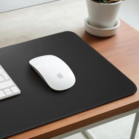 Leather Desk Pad – Premium Leather Desk Mat for Office and Home, Elegant Desk Mat and Writing Pad Maruse - Black in Kuwait