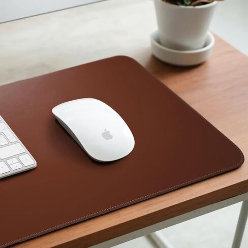 Leather Desk Pad – Premium Leather Desk Mat for Office and Home, Elegant Desk Mat and Writing Pad Maruse - Black in Kuwait