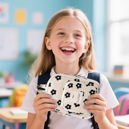 LEDAOU PENCIL CASE CUTE ZIPPER PENCIL PUCH in Kuwait