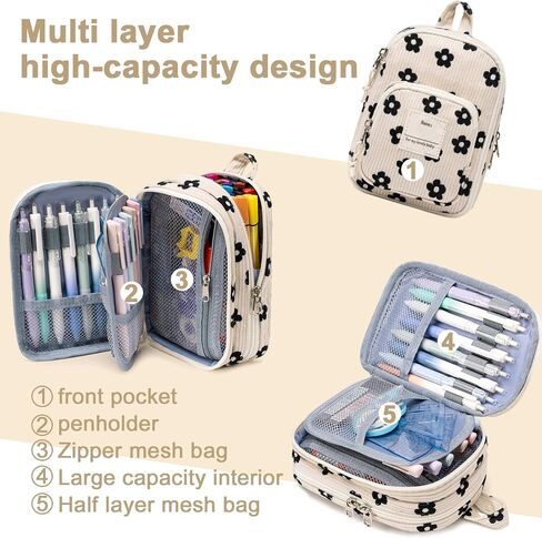 LEDAOU PENCIL CASE CUTE ZIPPER PENCIL PUCH in Kuwait