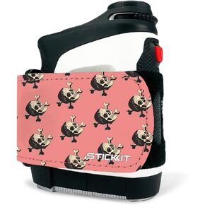STICKIT Magnetic Rangefinder Strap | Strong Magnet Securely Holds to Golf Carts and Golf Clubs for Easy Access | Slim, Form Fitting, Size Adjustable