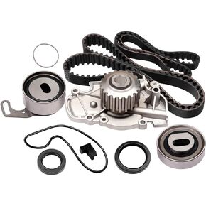 ECCPP Timing Belt Water Pump Kit Fit for 1990-1997 for Honda Accord Odyssey Prelude Isuzu Oasis 2.2L Engine F22A1 F22A4 F22A6 F22B2 F22B6 L4 SOHC 16 Valve