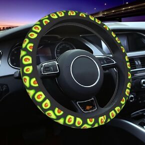 Witchcraft Halloween Skull Maggic Witch Steering Wheel Cover Car Accessories Cute for Women Girls Girly Universal 15 Inch Neoprene Auto Interior Decor Anti Slip Car Truck Protector