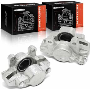 A-Premium 2 x Disc Brake Caliper Assembly Without Bracket Compatible with MG MGB 1963-1981 - Front Driver and Passenger Side