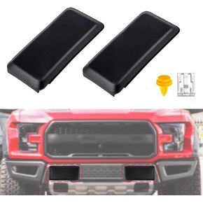 2Pcs Front Bumper Guards Protector for Cars Pads Accessories Insert Caps Cover Compatible with 2018 2019 2020 Ford F-150 F150 RH & LH Right and Left Black