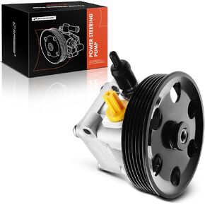 A-Premium Power Steering Pump, with Pulley, Compatible with Maserati Quattroporte 2014-2017, Ghibli 2014-2017, V6 3.0L, Replace # 268447, 7617955170