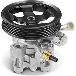 YHTAUTO Power Steering Pump with Pulley Replacement for 2003-2008 Toyota Corolla Matrix, Pontiac Vibe 1.8L L4, Power Assist Pump
