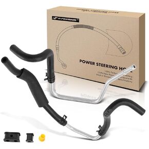 A-Premium Power Steering Return Line Hose Assembly Compatible with Nissan 350Z 2003-2006 V6 3.5L Pump To Reservoir 2-PC Set