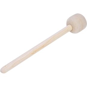 Drum Mallet, Durable Bass Drum Mallet Stick with Wool Felt Head Drumstick Mallet Percussion Band Accessory