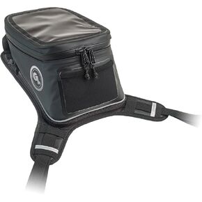Giant Loop Buckin' Roll Tank Bag, Small Waterproof Motorcycle Tank Bag, 1.5-Liters Capacity, Fits Any Dirt Bike, Adventure, Dual Sport & More, Black
