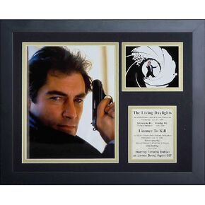 Legends Never Die "James Bond Timothy Dalton Framed Photo Collage, 11 x 14-Inch