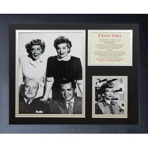 Legends Never Die I Love Lucy Group Framed Photo Collage, 11 by 14-Inch