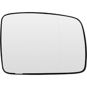X AUTOHAUX Car Right Side Rearview Heated Mirror Glass with Backing Plate for Land Rover Discovery 3 2004-2009 No.LR017067