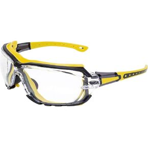 Global Vision Octane Sport Padded Motorcycle Safety Glasses Anti-Fog Sunglasses w/Clear Lens