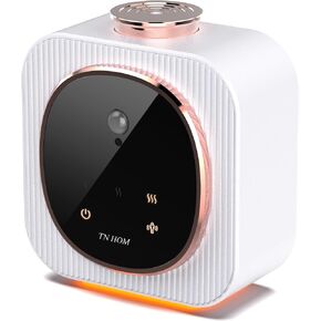 Waterless Diffuser for Essential Oil - Smart Sensing Portable Nebulizer Aroma Diffuser, Battery Operated Cordless, No Water Aromatherapy Diffuser, Luxury Scents Air Machine for Home