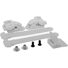 Bont Skates - Standard Replacement Buckle Kit with 11cm Ladder - Fits Skate or Cycling Shoe - Pair - White