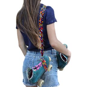 2 Pack Roller Skate Leash Adjustable Roller Skate Sling Fashionable Transport Strap for Skates