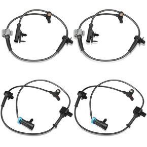 ABS Wheel Speed Sensor Front Left/Right Fit for 2007 2008 2009 2010 2011 2012 2013 2014 Cadillac Escalade Chevy Avalanche Suburban Tahoe Silverado GMC Sierra 1500 Yukon XL,15229012 22740468，4 Pcs